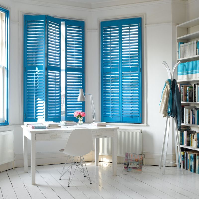 Basswood window shutters by Mastercraft Shutters who work in Sussex and Surrey