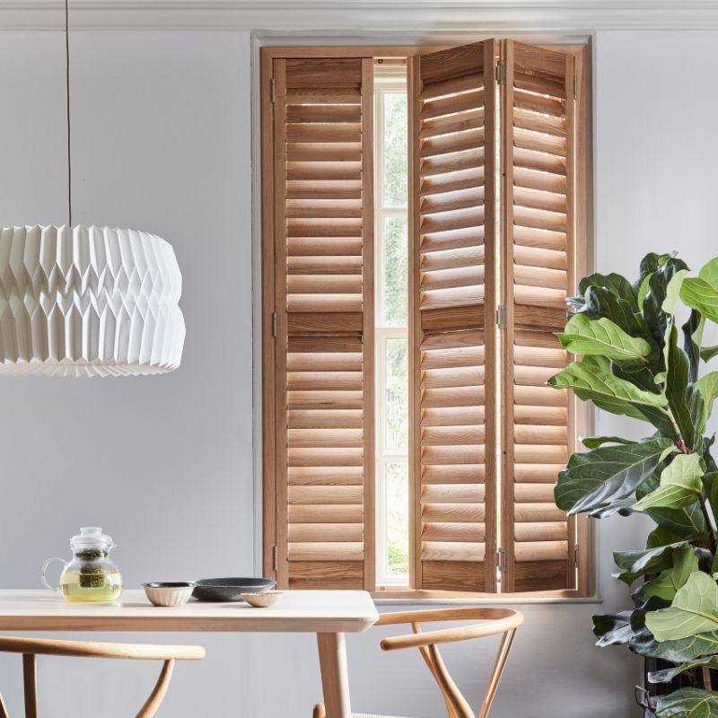 Paulownia window shutters by Mastercraft Shutters who work in Sussex and Surrey